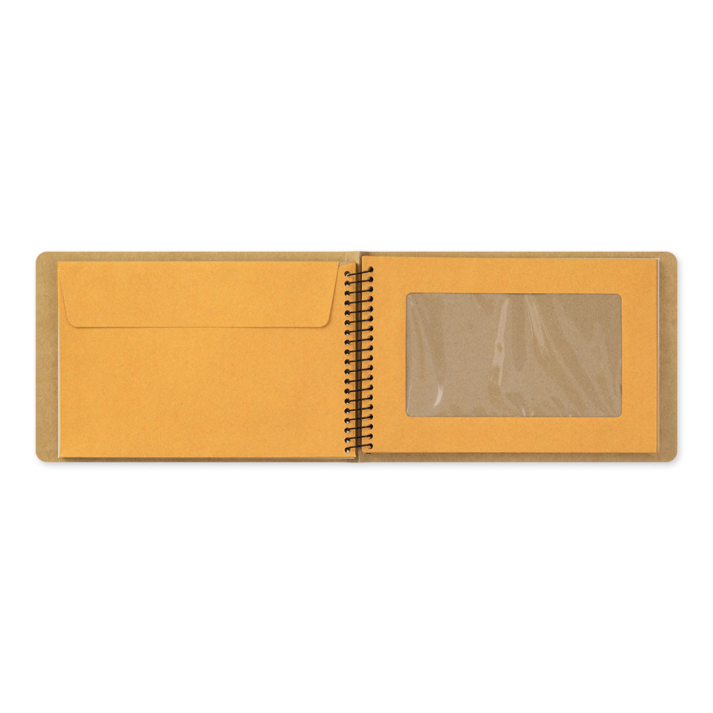 Traveler's Spiral Ring Notebook (B6) — Window Envelope — detail