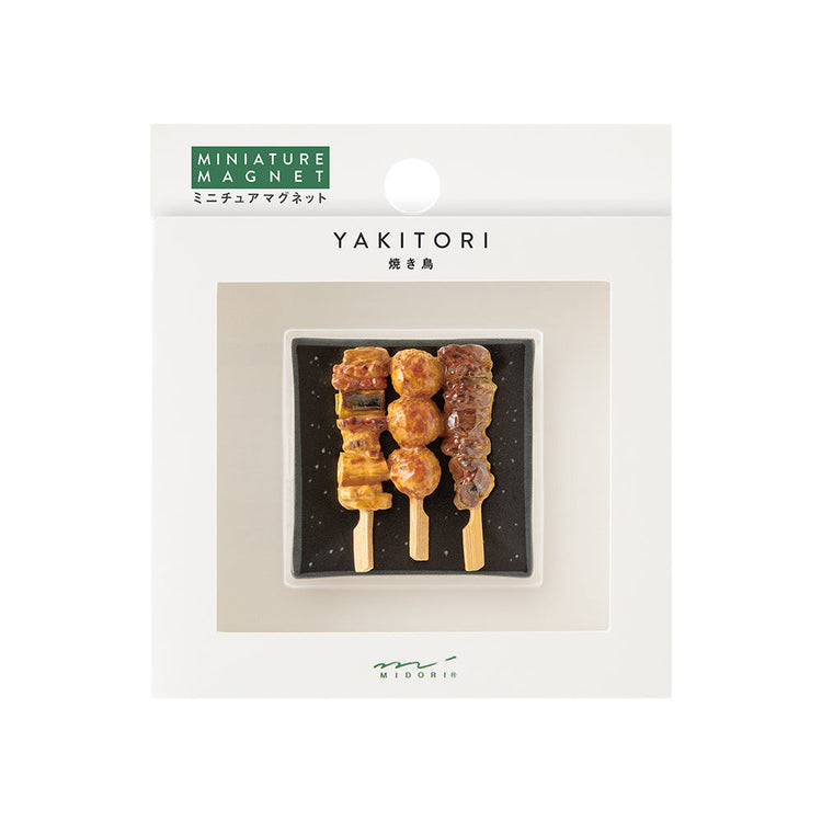 Midori Miniature Magnet <1pc> — Yakitori — front view