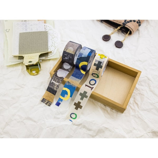 mt Washi Tape — KAMOI 100th anniversary commemorative set-CRAFT-log — roll front