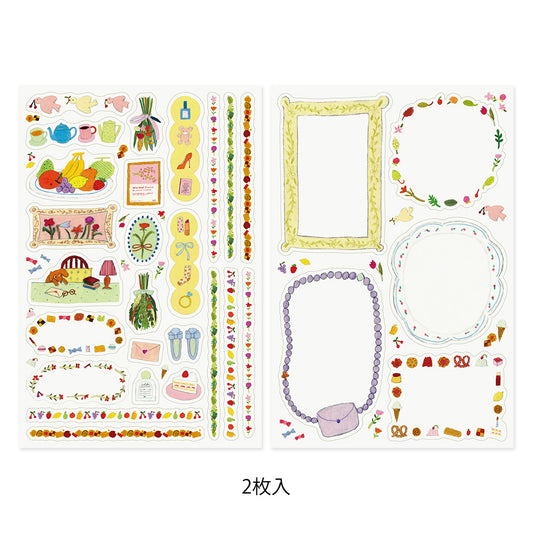 Midori Yuru Log Sticker <2 Sheets> — My Life — sticker detail