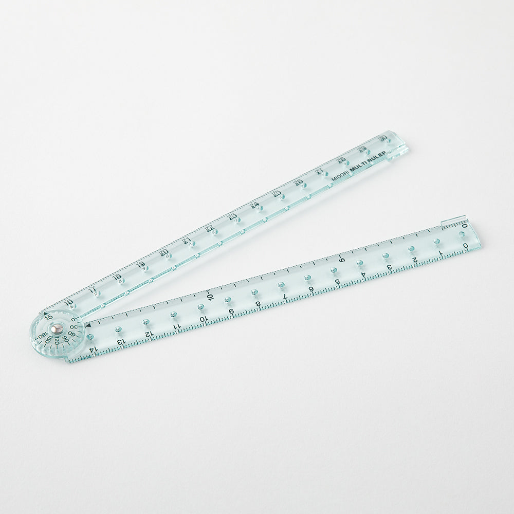 Midori Multi Ruler <30cm> — with packaging