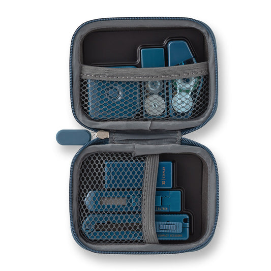 Midori XS Stationery Kit — Navy Blue B — detail view