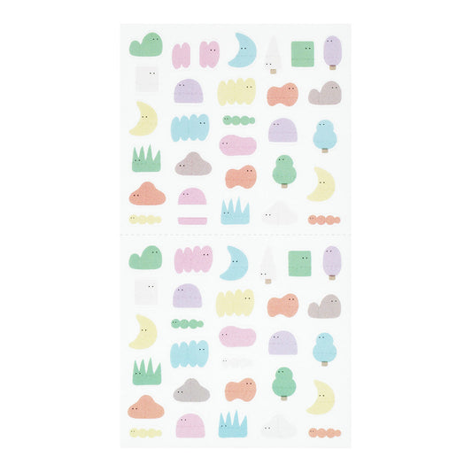 Midori Sticker 2746 Side-Frame Loose Illustration
