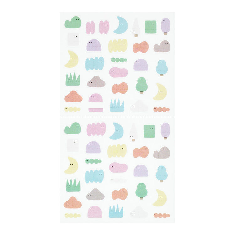 Midori Sticker 2746 Side-Frame Loose Illustration