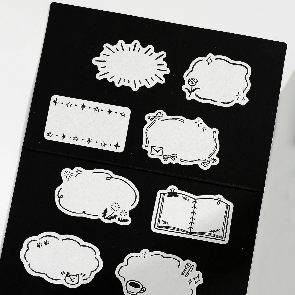 BGM Roll Sticker: Writable — Sketch — applied in a journal