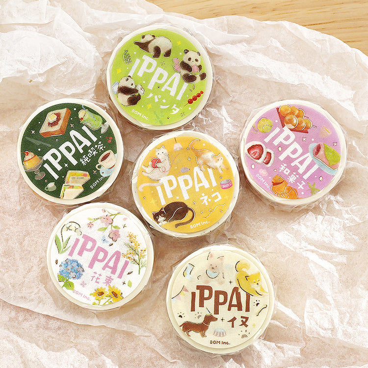 BGM Foil Stamping Masking Tape — IPPAI・Cats Galore — colour close-up