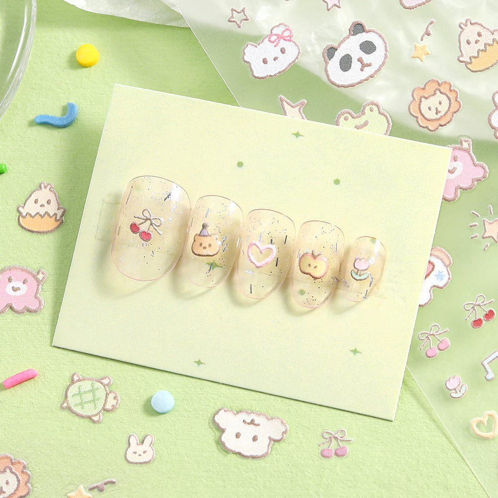 BGM Icing Seal — Fluffy Friends — close-up