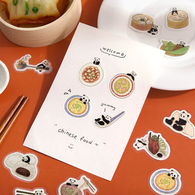 BGM Foil Stamping Flake Seal: Panda Days — Cooking — with packaging