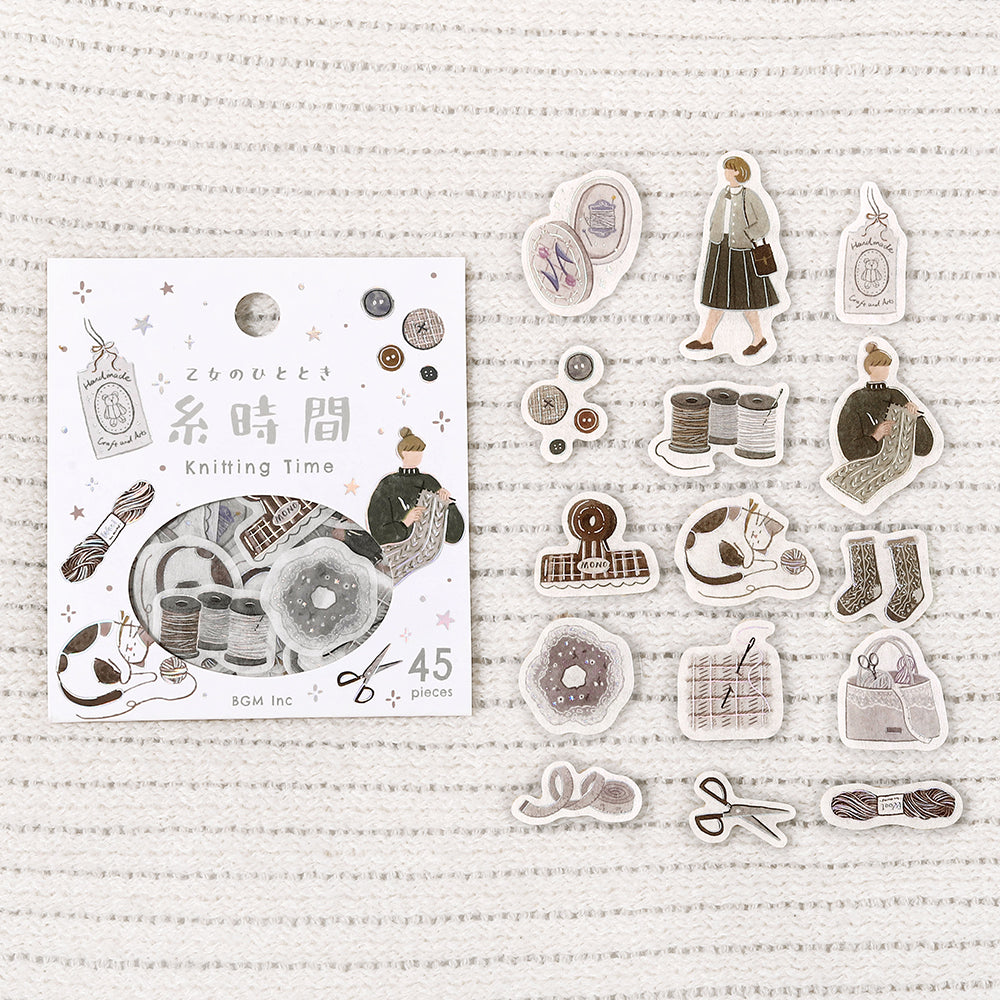 BGM Foil Stamping Flake Seal: A Maiden's Moment — Thread Time — sticker detail