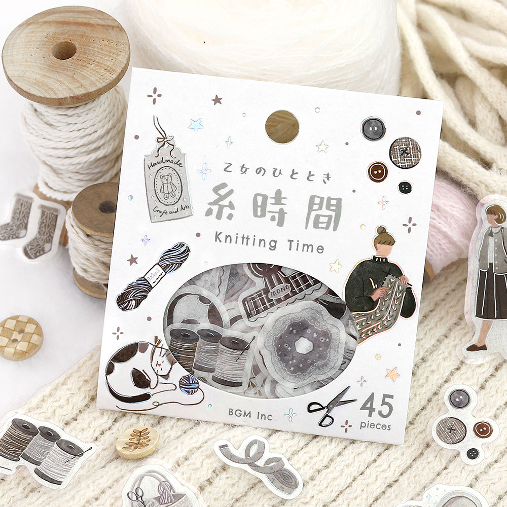 BGM Foil Stamping Flake Seal: A Maiden's Moment — Thread Time — close-up