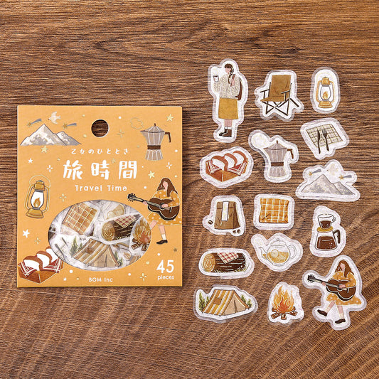 BGM Foil Stamping Flake Seal: A Maiden's Moment — Travel Time — sticker detail