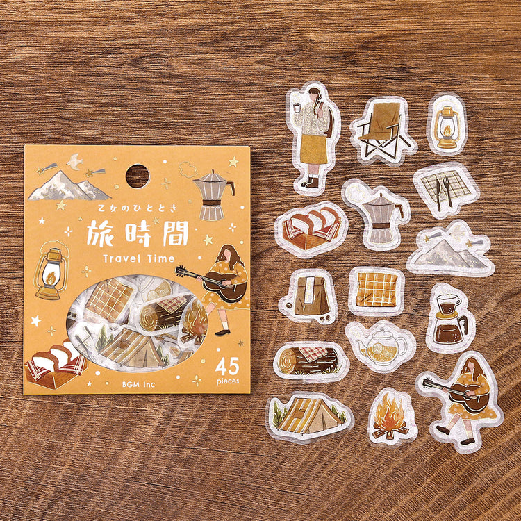 BGM Foil Stamping Flake Seal: A Maiden's Moment — Travel Time — sticker detail