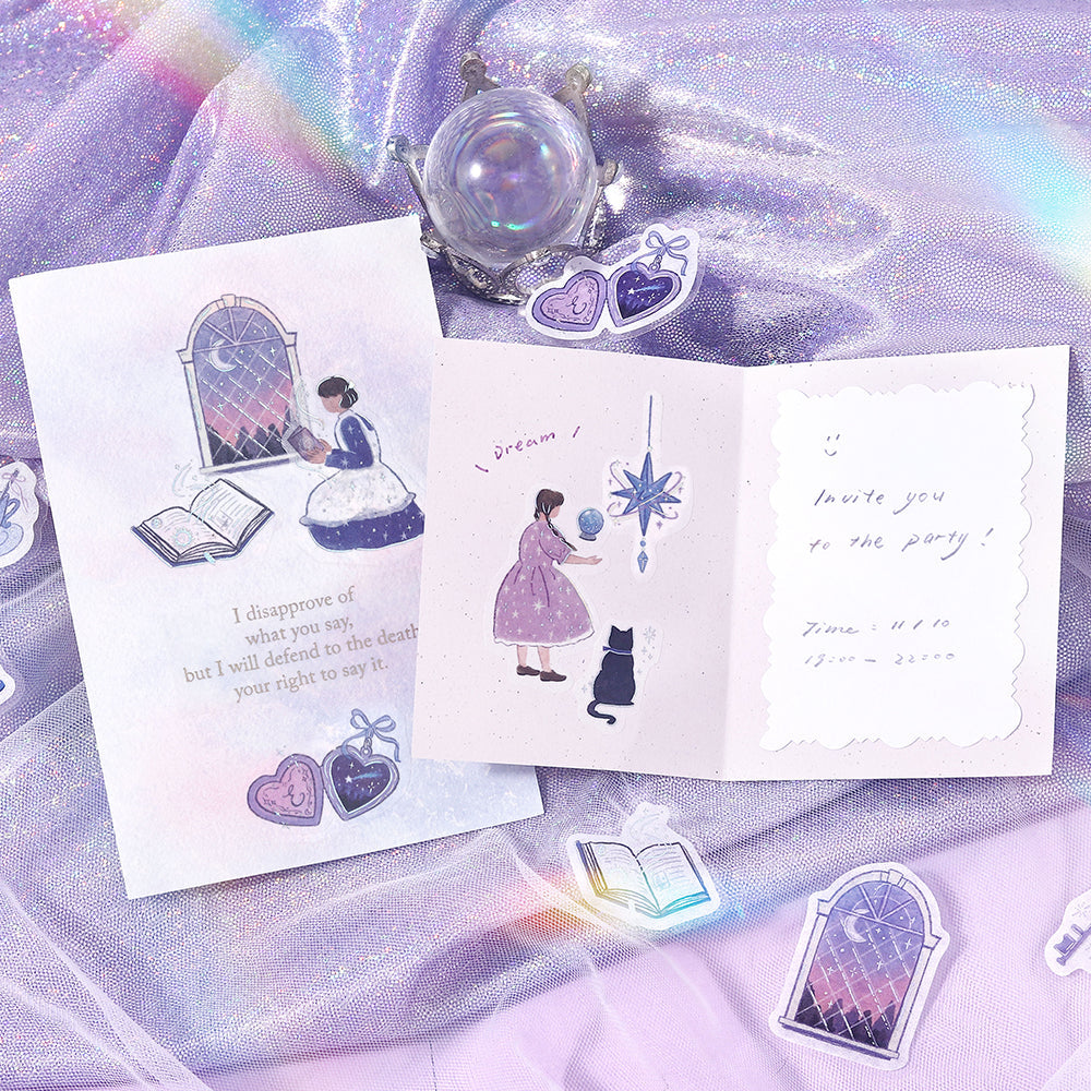 BGM Foil Stamping Flake Seal: A Maiden's Moment — Dream Time — close-up