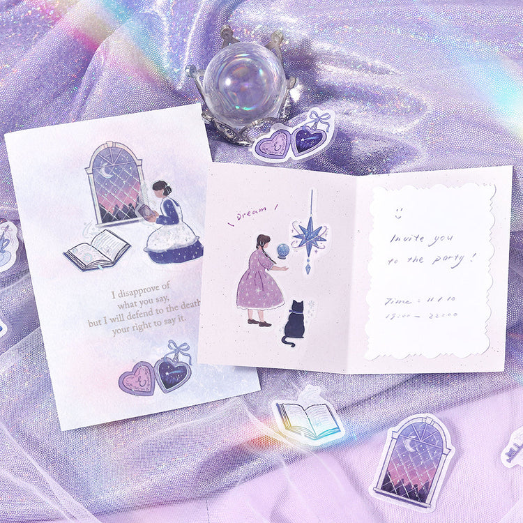 BGM Foil Stamping Flake Seal: A Maiden's Moment — Dream Time — close-up