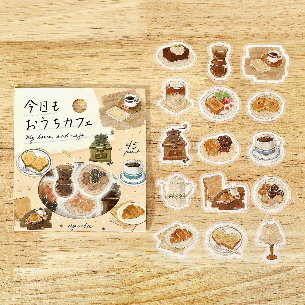 BGM Foil Stamping Flake Seal: Today's Cafe — Home Cafe — sticker detail