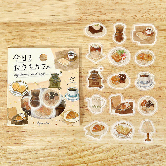 BGM Foil Stamping Flake Seal: Today's Cafe — Home Cafe — sticker detail