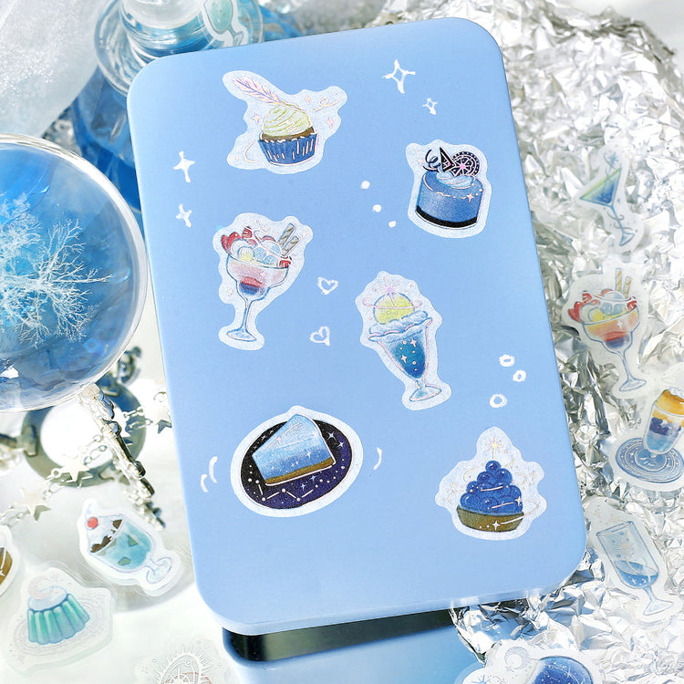 BGM Foil Stamping Flake Seal — Café à la Mode Magic Ice — with packaging