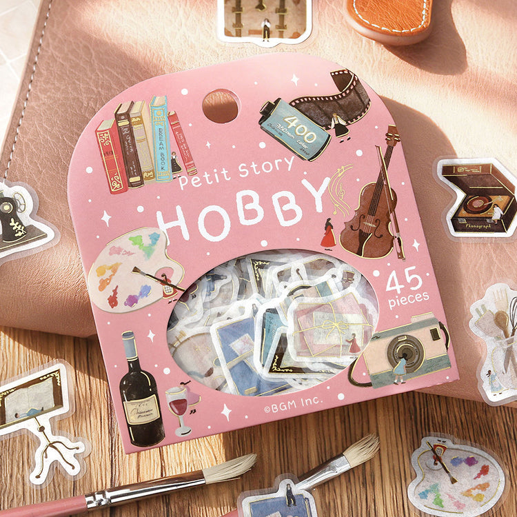 BGM Foil Stamping Flake Seal — Petit Story Hobbies — close-up