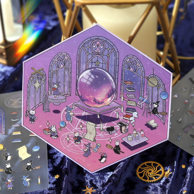 BGM Diorama 2.5D Seat Seal — Fantasy World — with packaging