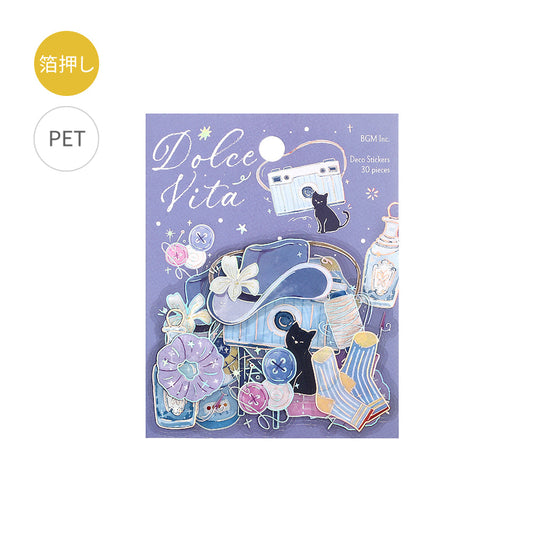 BGM Foil Stamping Flake Seal: Dolce Vita — Fragments of Life — sheet front