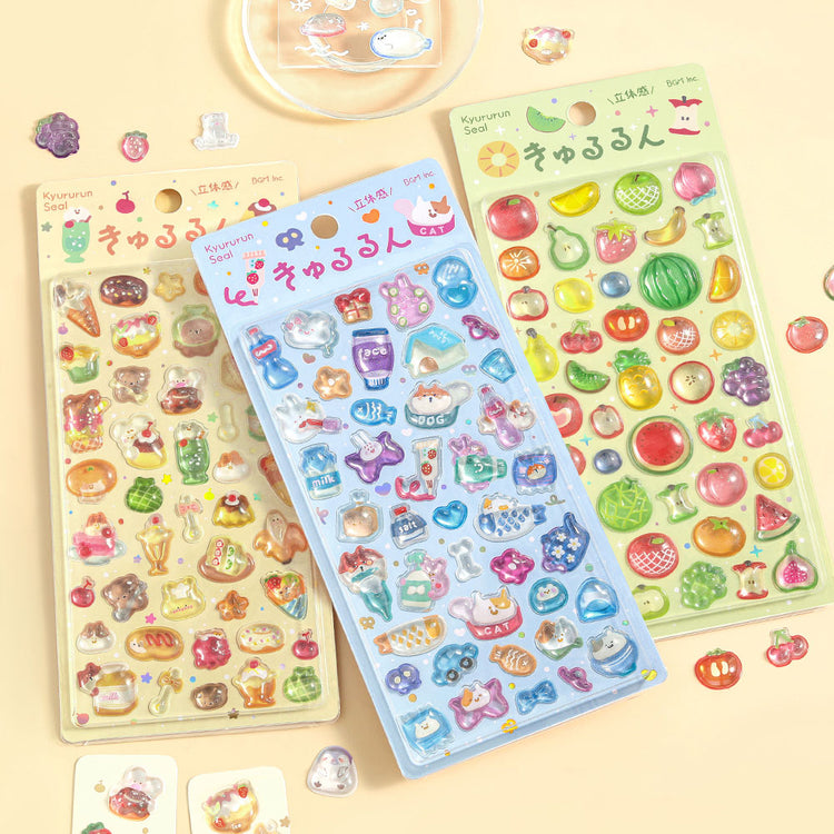 BGM Kyururun Seal — Fun Life — close-up