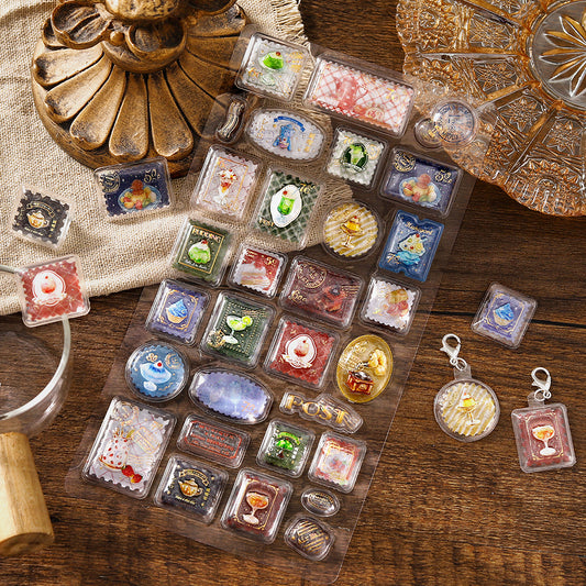 BGM Kyururun Seal — Café à la Mode Post Office — sticker detail