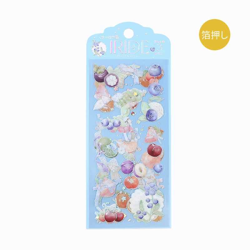 BGM Foil Stamping Iride Seal: Iride — Fruit — sticker detail