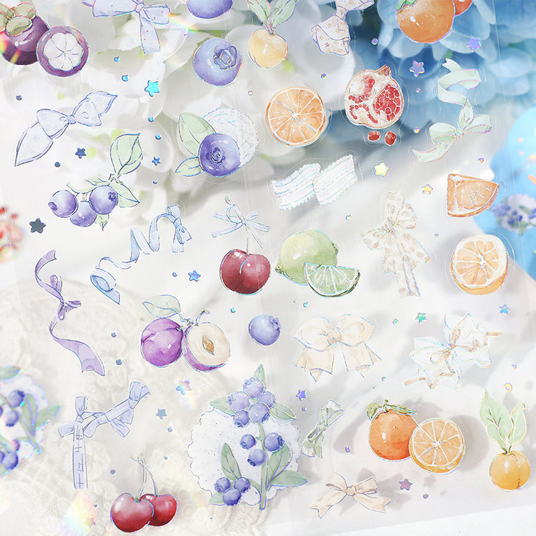 BGM Foil Stamping Iride Seal: Iride — Fruit — with packaging
