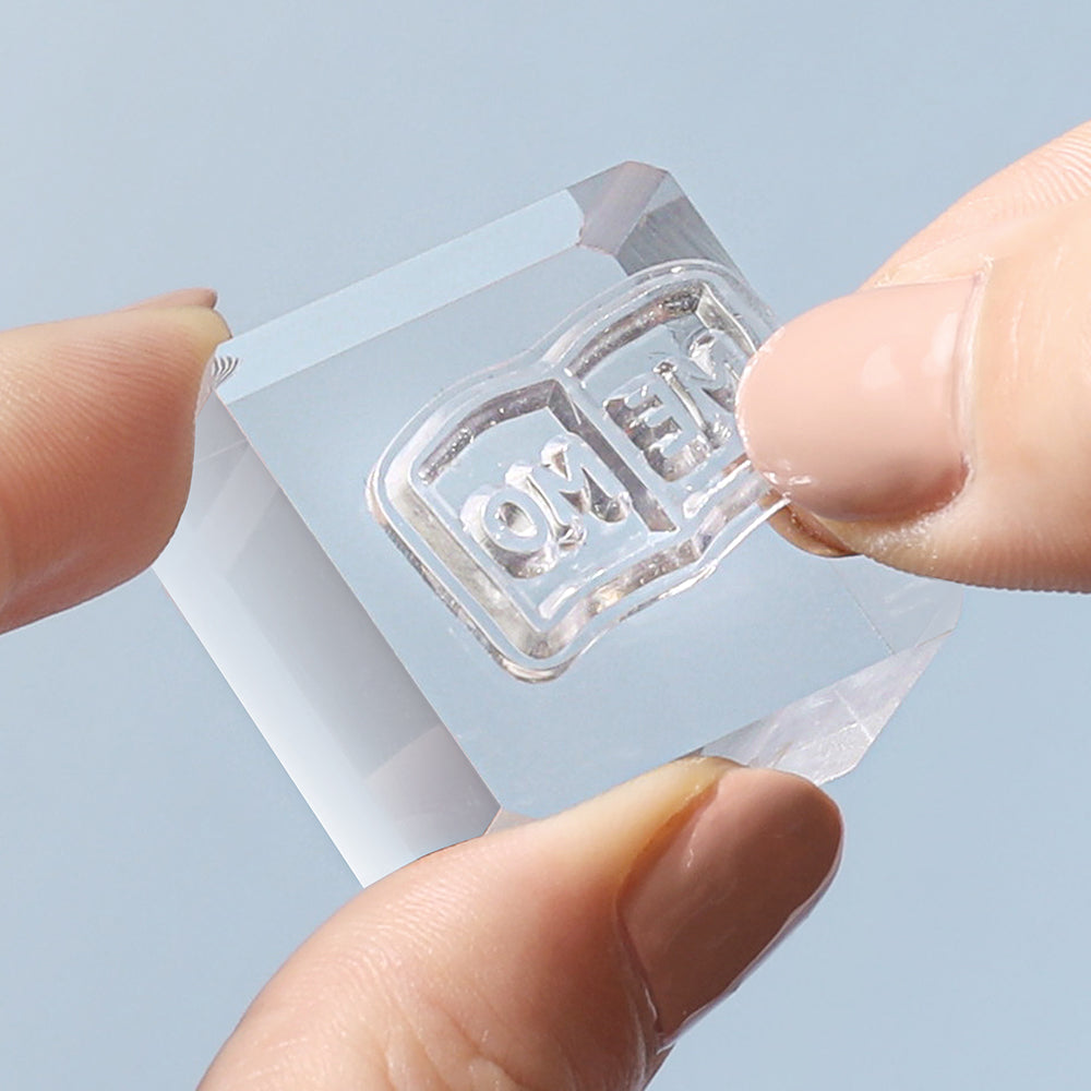 BGM Acrylic Block — Cube — front view