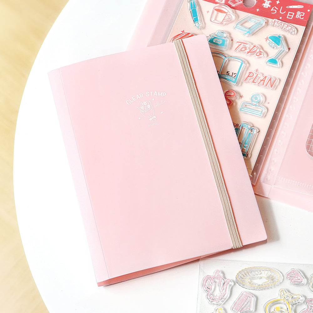 BGM Clear Stamp File — Sakura — with packaging