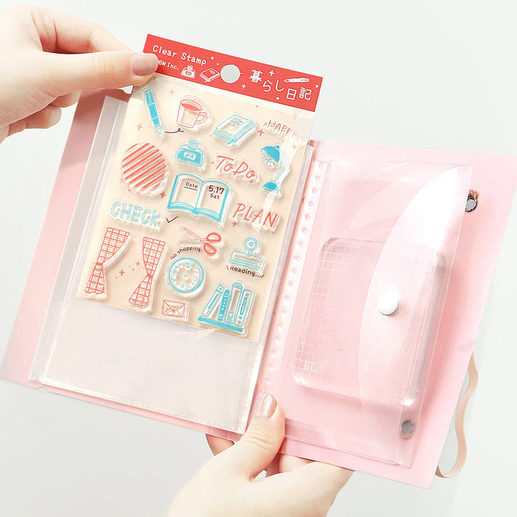 BGM Clear Stamp File — Sakura — close-up of design