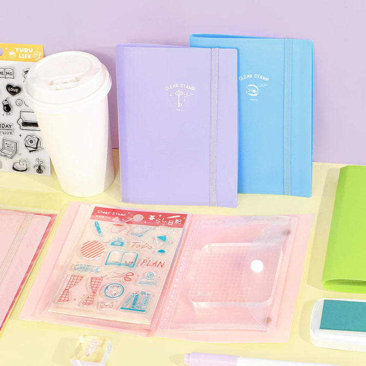 BGM Clear Stamp File — Sakura — flat lay