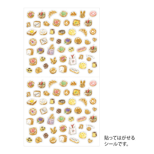 Midori Sticker <1 Sheet> — Bread — sticker detail