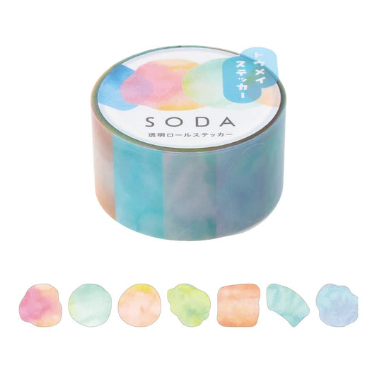 KITTA Soda Transparent Masking Tape — Palette — roll front