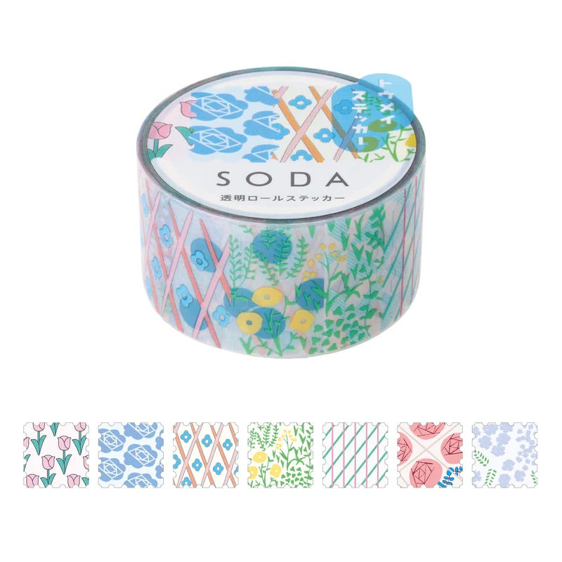 KITTA Soda Transparent Masking Tape — Kitte — roll front