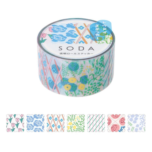 KITTA Soda Transparent Masking Tape — Kitte — roll front