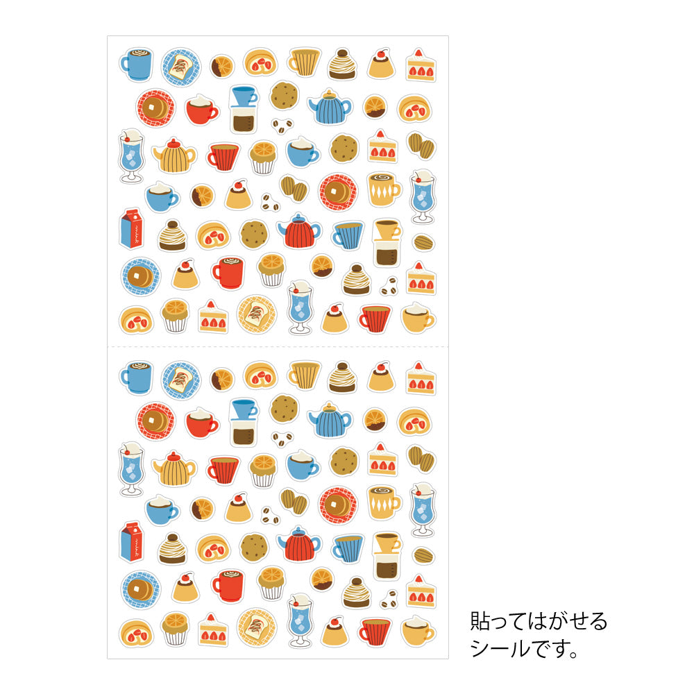 Midori Sticker <1 Sheet> — Cafe — sticker detail
