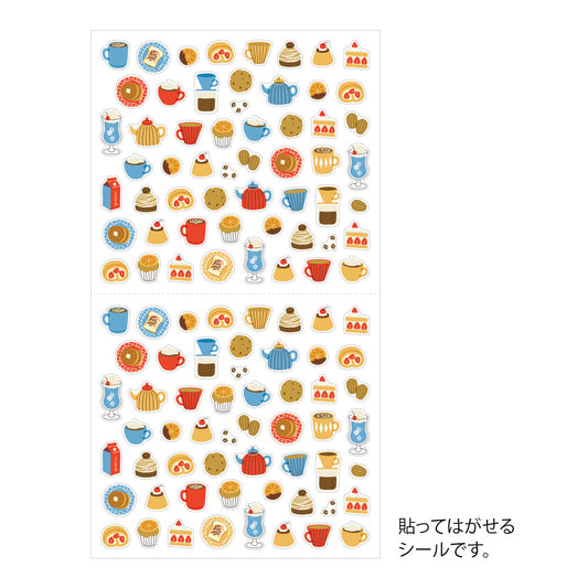 Midori Sticker <1 Sheet> — Cafe — sticker detail