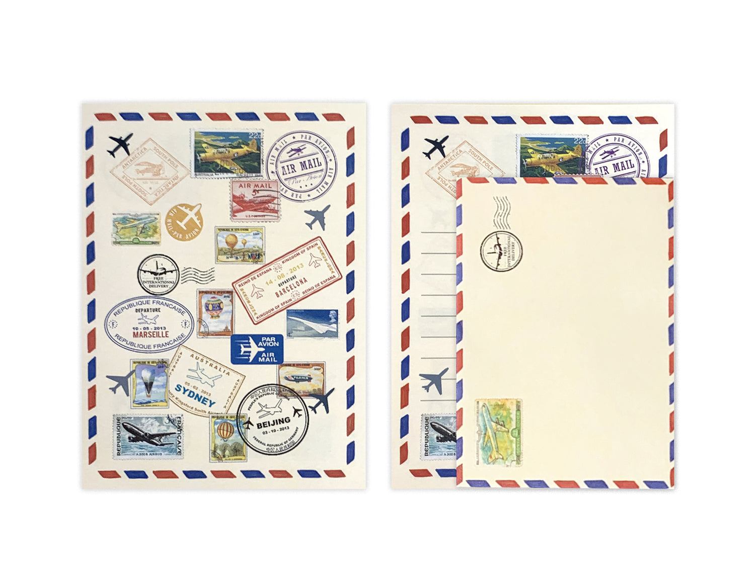 D'Won Mini Letter — Travel — closed card