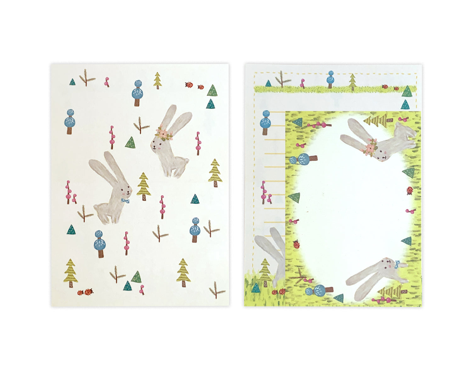D'Won Mini Letter — Rabbit — closed card