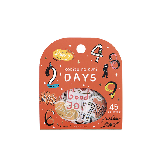 BGM Foil Stamping Flake Seal: Dwarf Country — Days — sticker detail