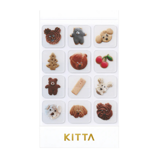 KITTA Clear Sticker — Snack — sheet front