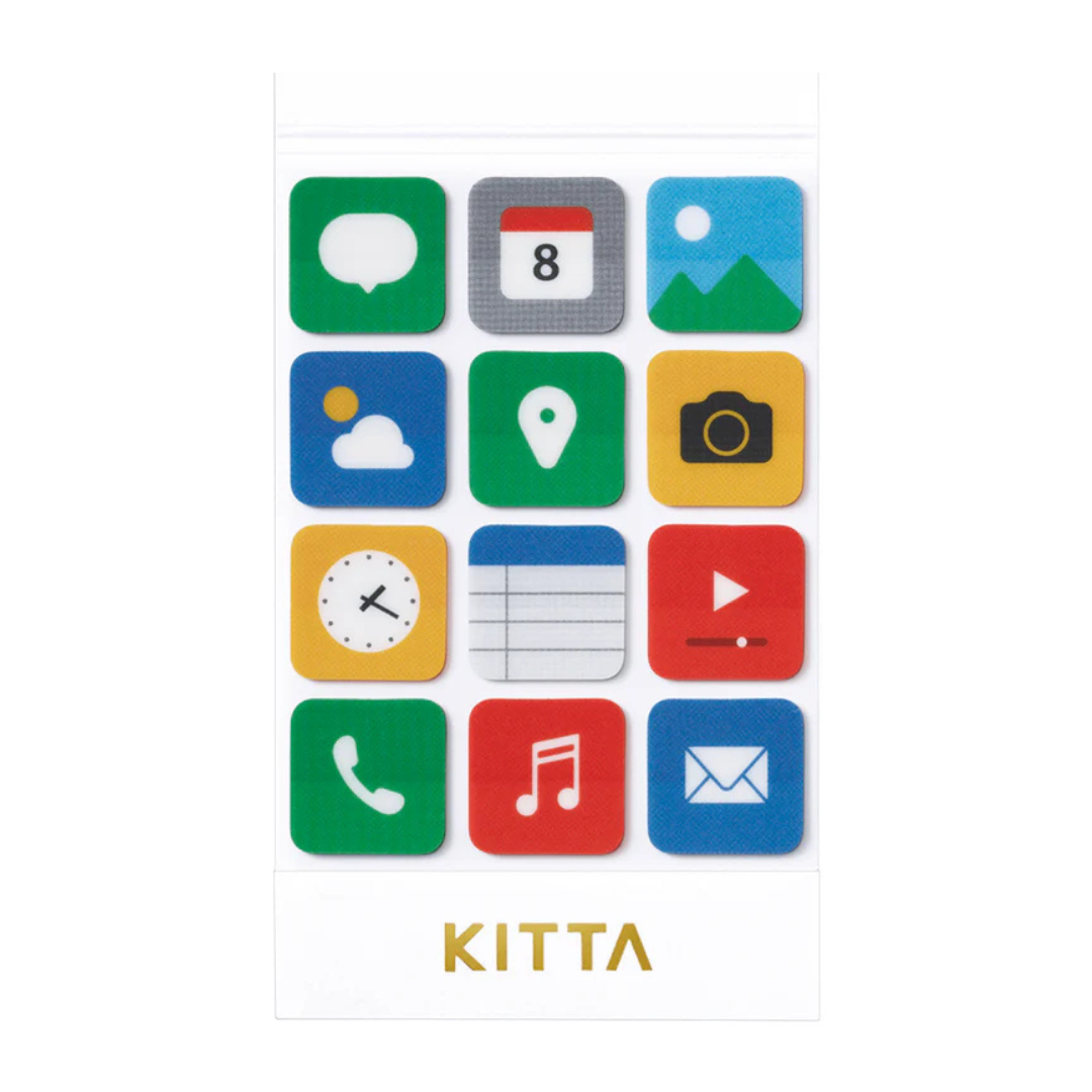 KITTA Clear Sticker — Theme — sheet front