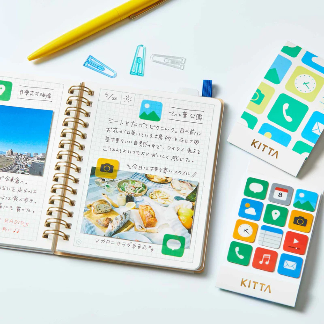 KITTA Clear Sticker — Theme — close-up