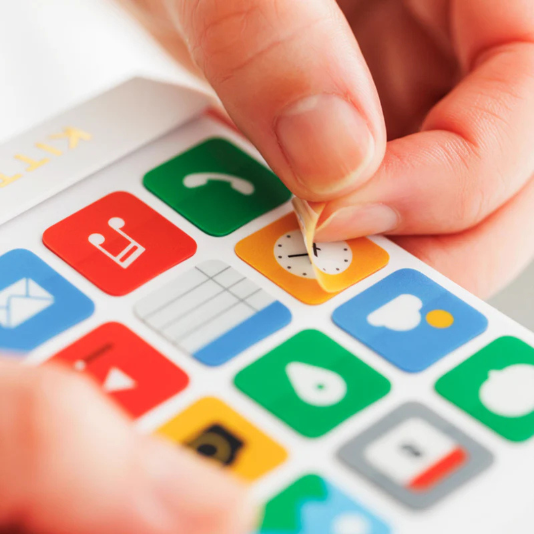 KITTA Clear Sticker — Theme — with packaging