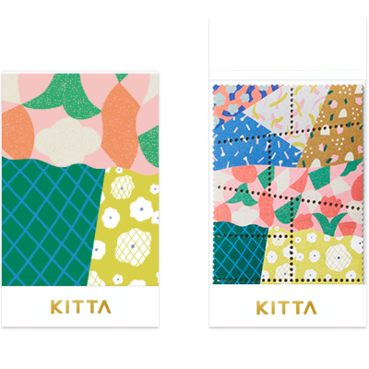 KITTA Special Sticker Sheet — Patchwork — sheet front