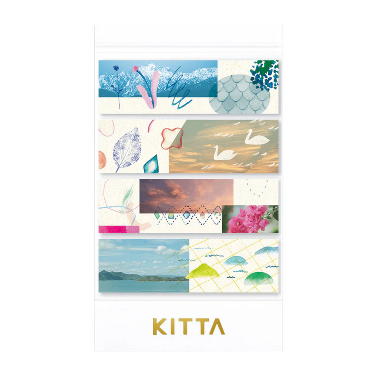 KITTA Washi Tape — Collage — roll front