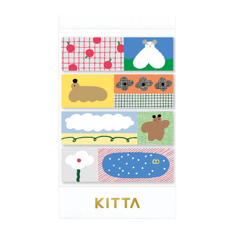 KITTA Washi Tape — Stroll — roll front