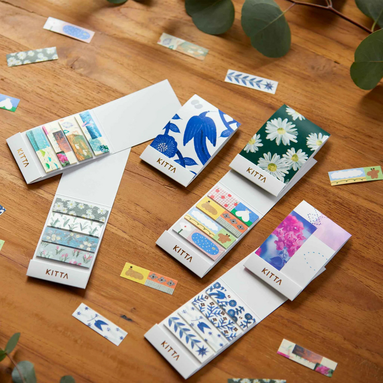 KITTA Washi Tape — Stroll — flat lay