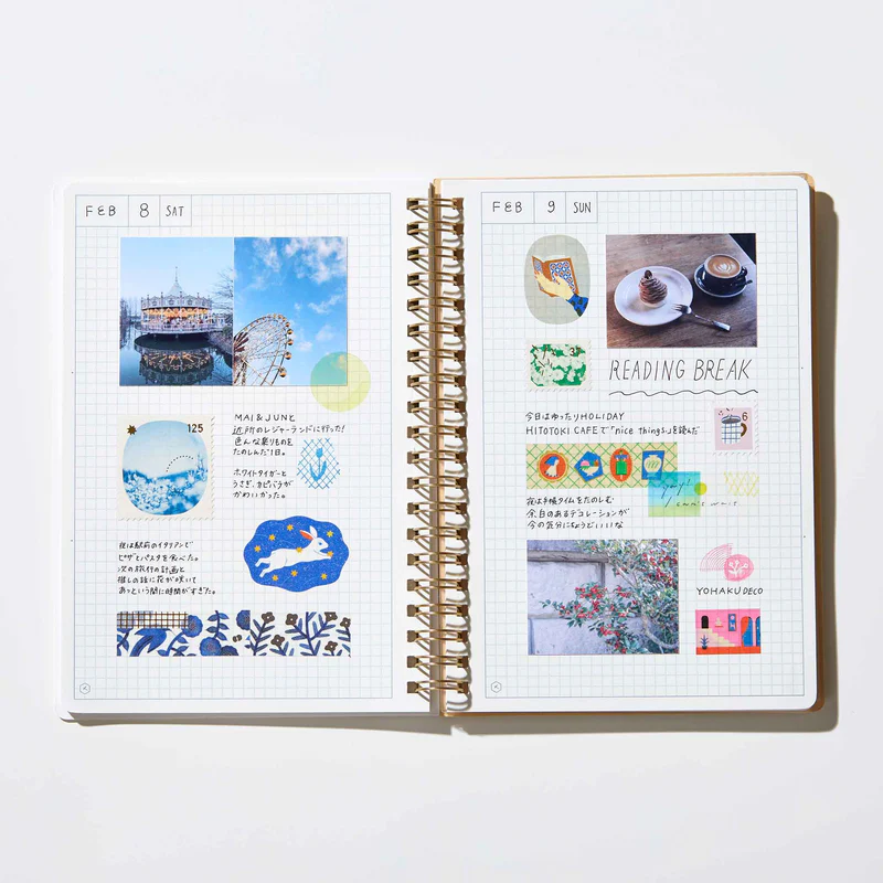 KITTA Washi Tape — Collage Suisai Silver Foil — colour close-up